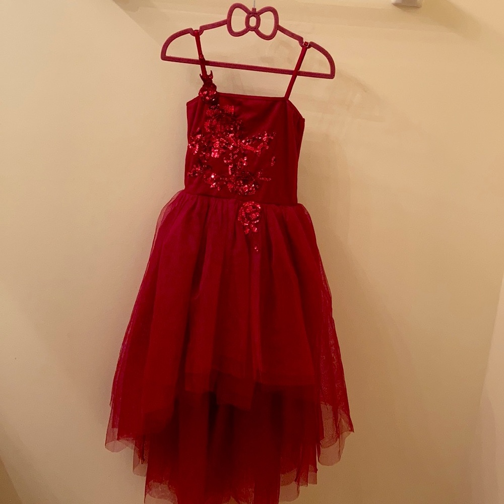 Girls Ooh! La, La! Couture Red Dress